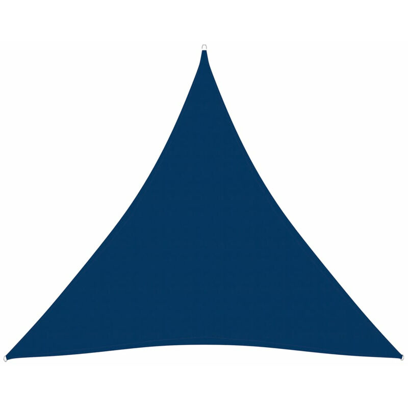 

Toldo de vela triangular de tela oxford azul 5x5x5 m