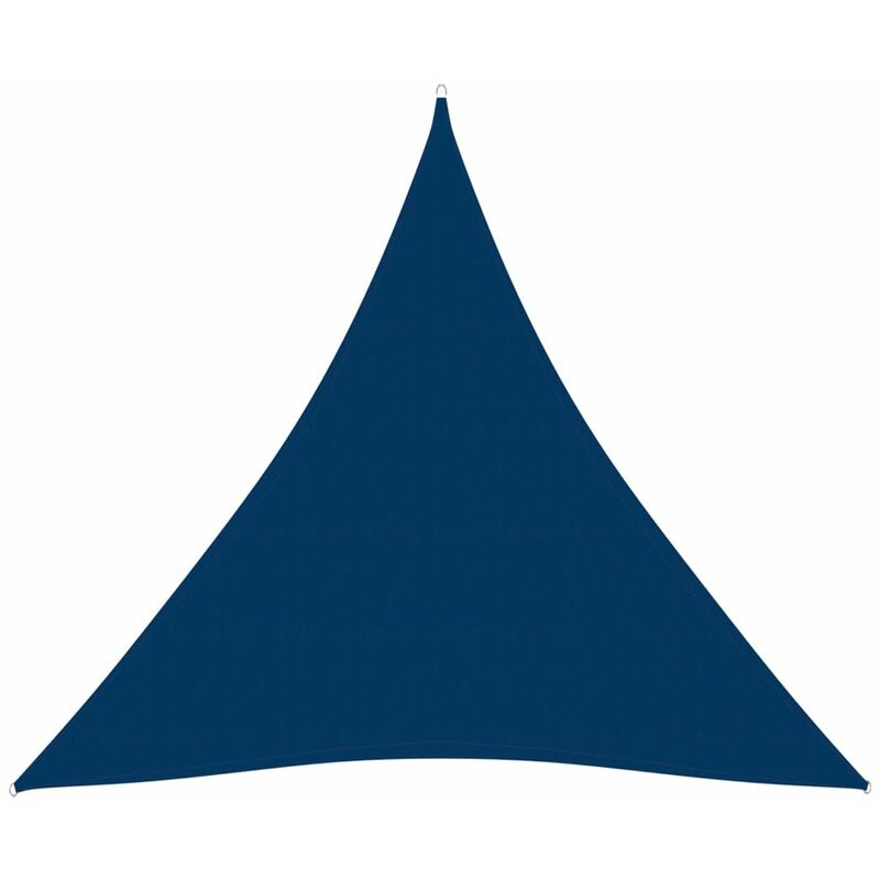 

Toldo de vela triangular de tela oxford azul 5x6x6 m