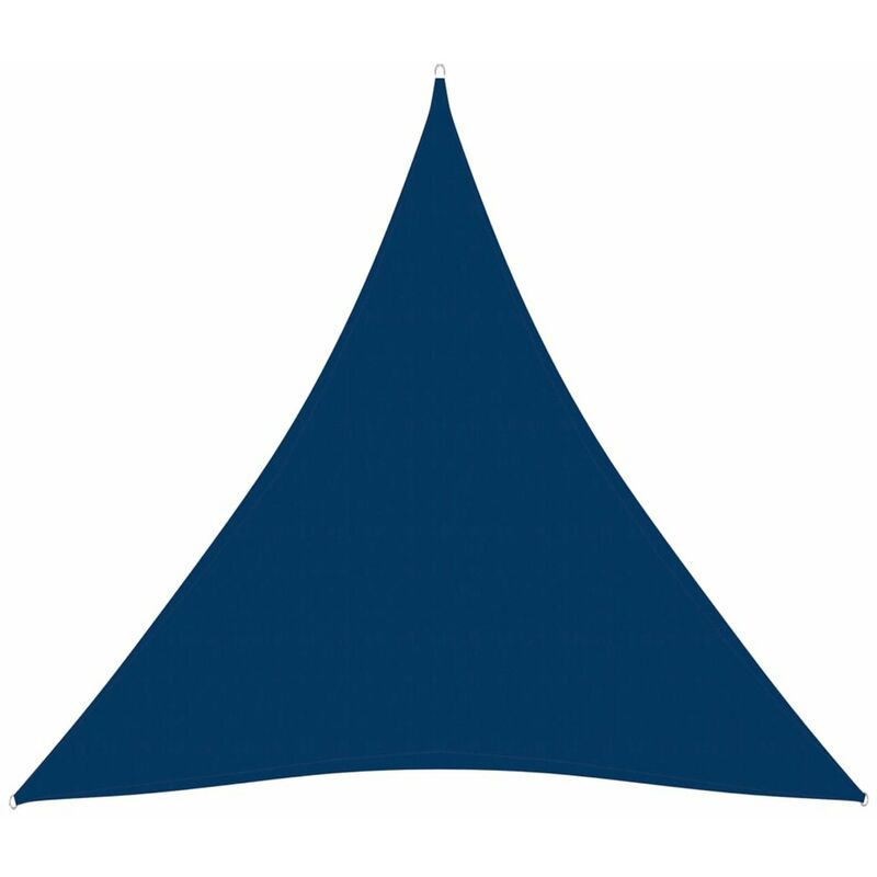 

Toldo de vela triangular de tela oxford azul 5x7x7 m