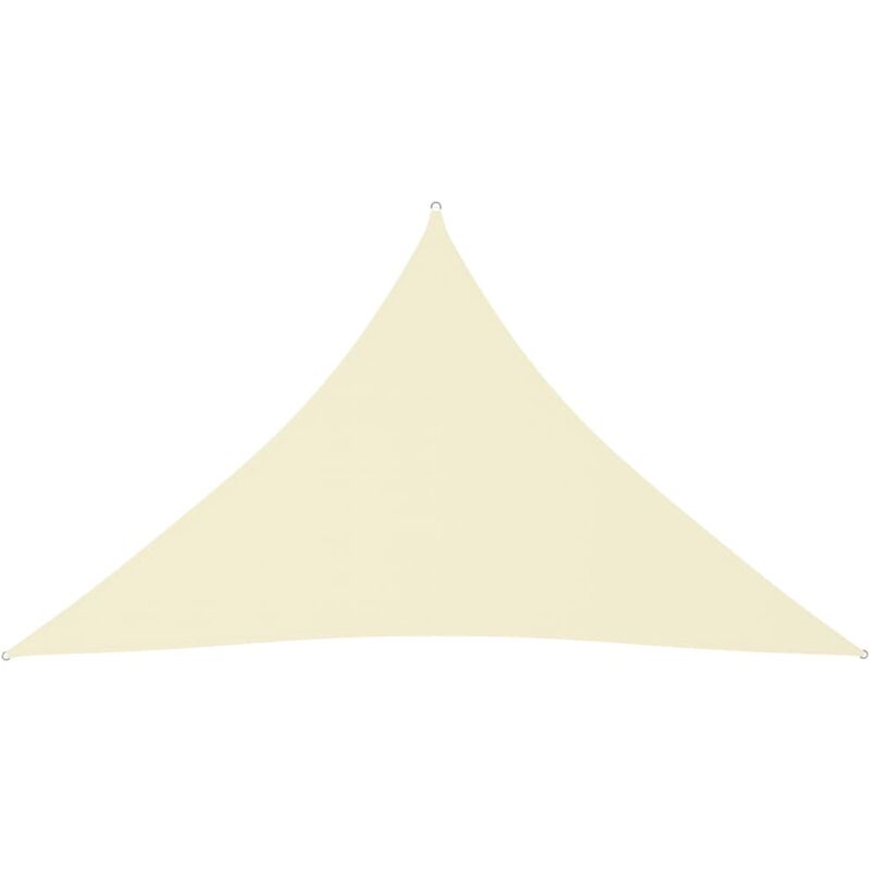 

Toldo de vela triangular de tela oxford color crema 5x5x6 m - Crema