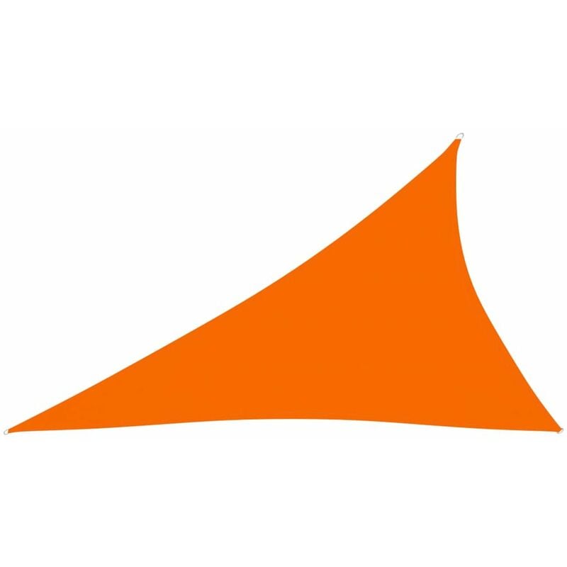 

Toldo de vela triangular de tela oxford naranja 3x4x5 m