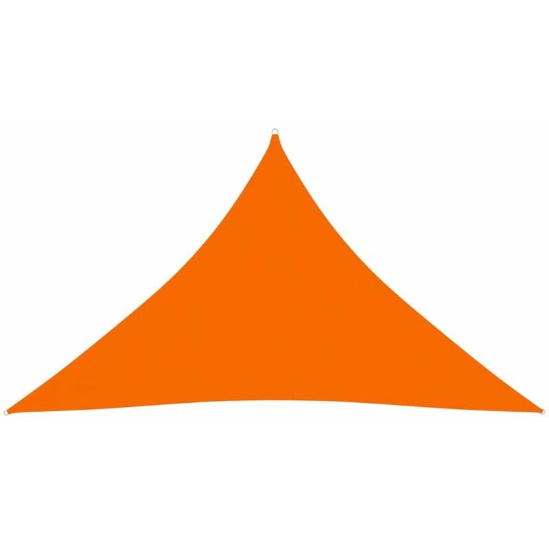 

Toldo de vela triangular de tela oxford naranja 4x4x5,8 m
