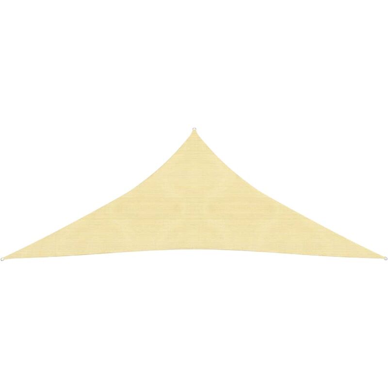 

Toldo de vela triangular HDPE 3,6x3,6x3,6 m beige - Beige