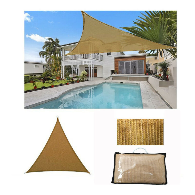 

Toldo De Vela Triangular Beige 3,6X3,6X3,6M