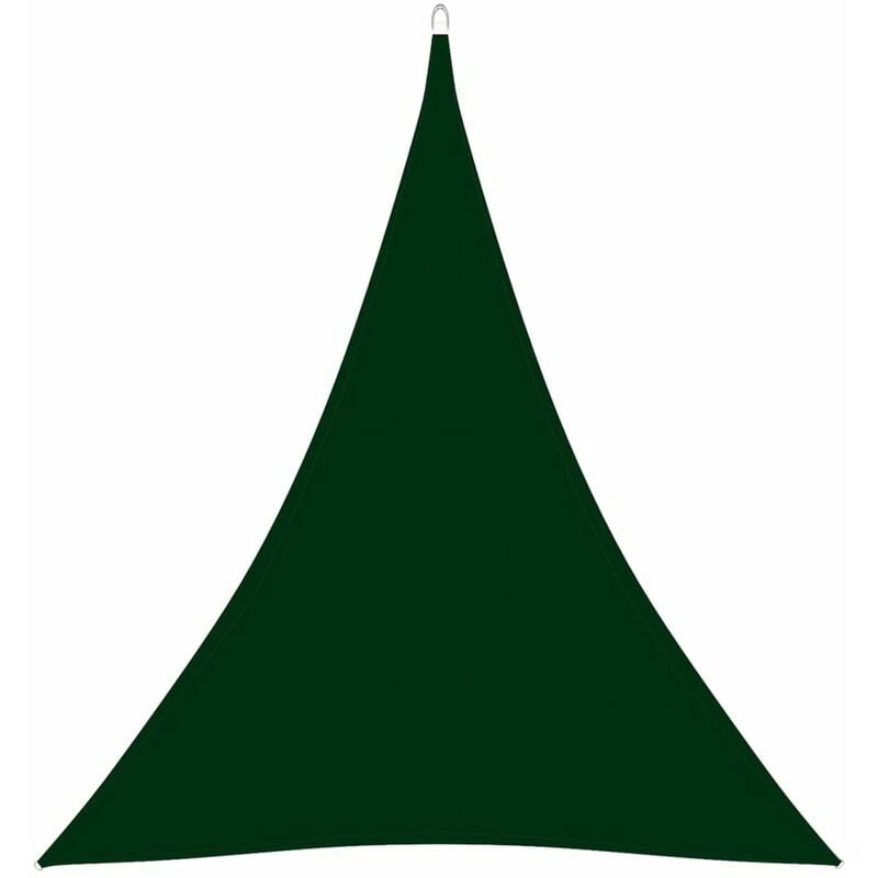 

Toldo de vela triangular tela oxford verde oscuro 5x7x7 m