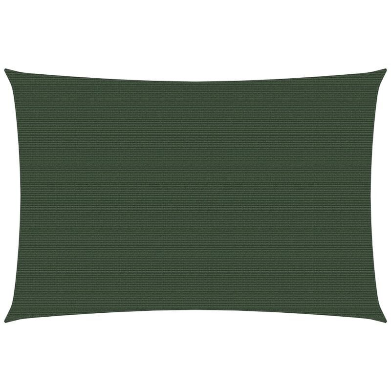 

Toldo de vela verde oscuro HDPE 160 g/m² 2,5x4,5 m