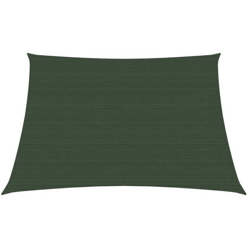 

Toldo de vela verde oscuro HDPE 160 g/m² 3/4x2 m