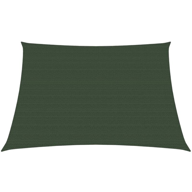 

Toldo de vela verde oscuro HDPE 160 g/m² 4/5x4 m