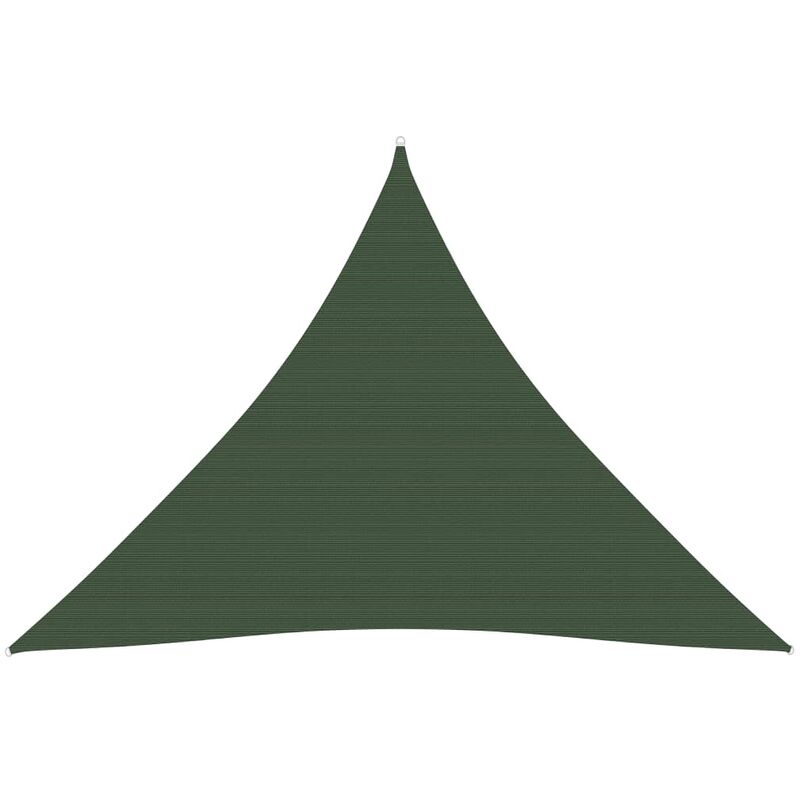 

Toldo de vela verde oscuro HDPE 160 g/m² 4x4x4 m
