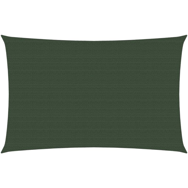 

Toldo de vela verde oscuro HDPE 160 g/m² 2x4 m - Verde