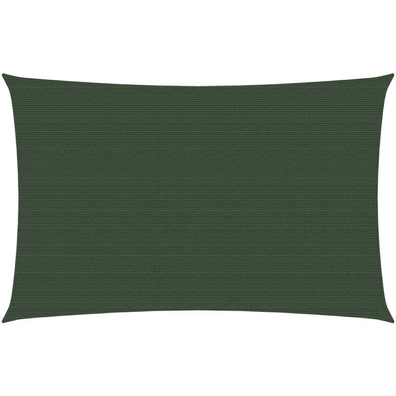 

Toldo de vela verde oscuro HDPE 160 g/m² 2x4,5 m - Verde