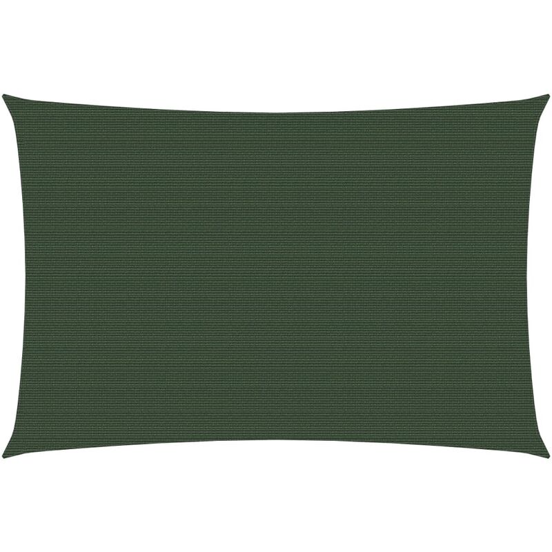 

Toldo de vela verde oscuro HDPE 160 g/m² 3x4,5 m - Verde