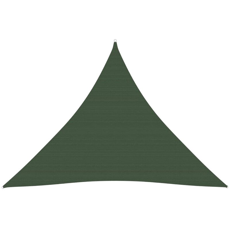 

Toldo de vela verde oscuro HDPE 160 g/m² 5x5x5 m - Verde