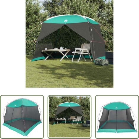 Toldo impermeable -  Tienda mosquitera con techo Verde Mar 320 x 320 x 218 cm