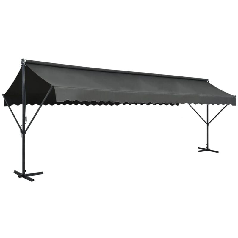 

Toldo de Pie Independiente Gris Antracita 600x300 cm - Antracita - Vidaxl