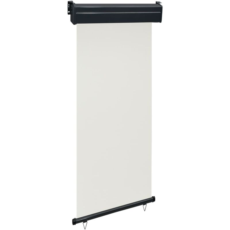 

Toldo lateral de balcón color crema 80x250 cm