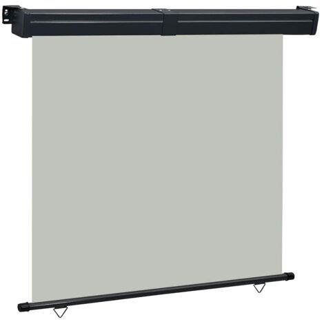 Toldo lateral de balcón gris 165x250 cm