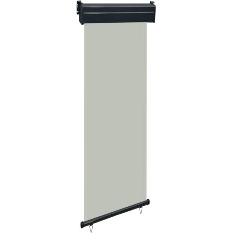 Toldo lateral de balcón gris 60x250 cm