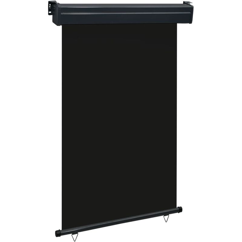 

Toldo lateral de balcón negro 120x250 cm