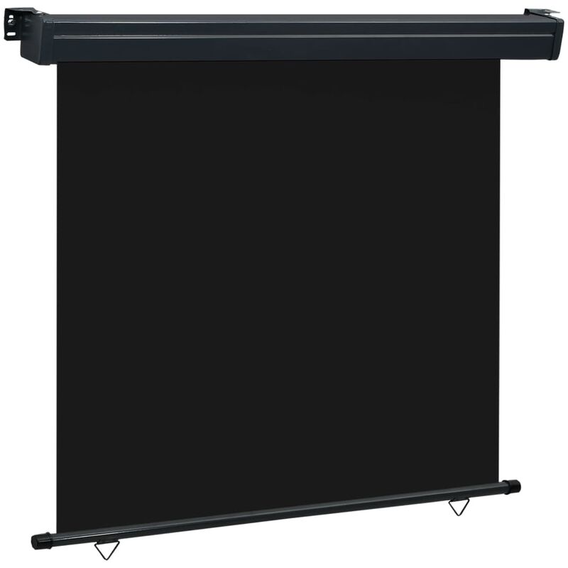 

Toldo lateral de balcón negro 160x250 cm