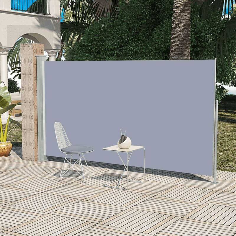 

Toldo lateral de jardín o terraza 160x300 cm gris