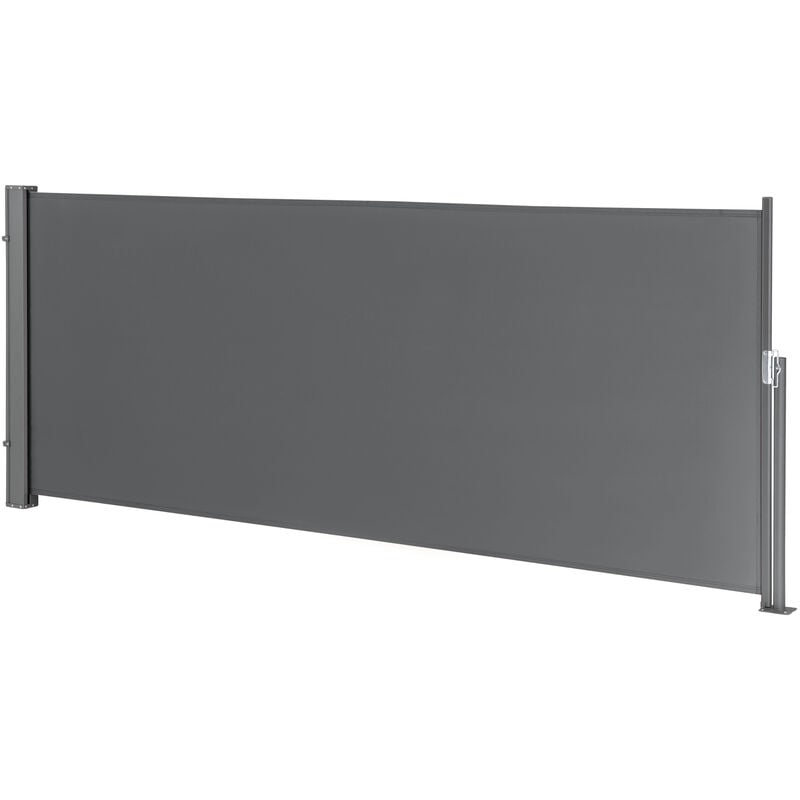 

Toldo lateral - Exterior - contra viento, sol y visión - Marquesina protectora - Gris - 100 x 300cm