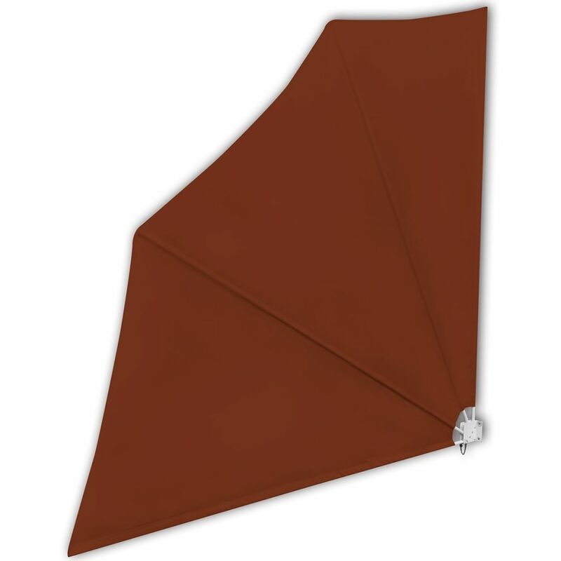 

Toldo lateral plegable de balcon color terracota 140x240 cm