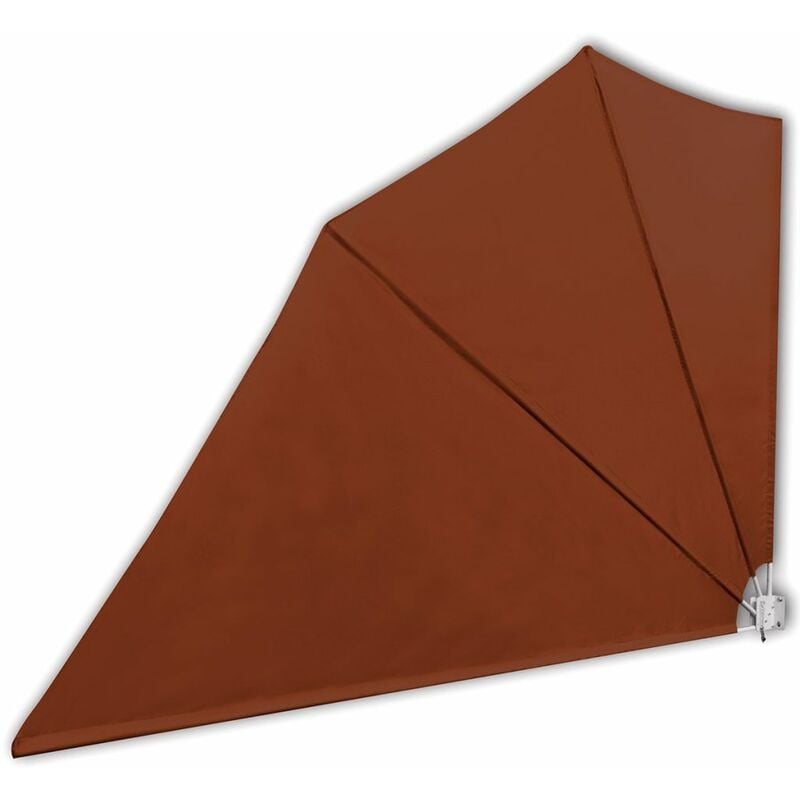 

Toldo lateral plegable de balcon color terracota 160x240 cm