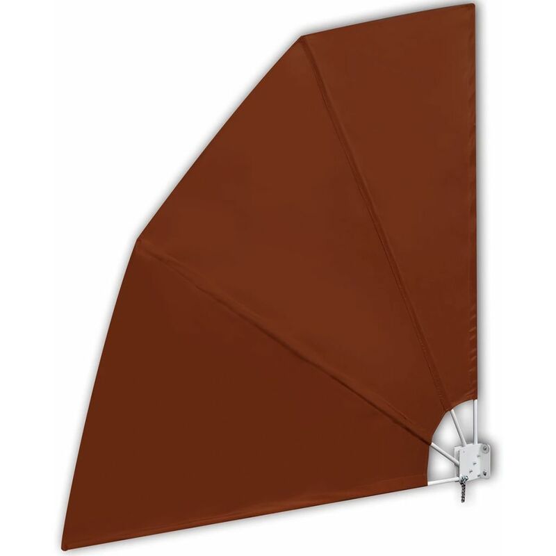 

Toldo lateral plegable de balcon color terracota 210x210 cm