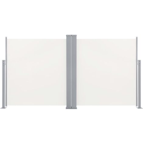 Toldo lateral retráctil 100 x 600 cm crema 020007153
