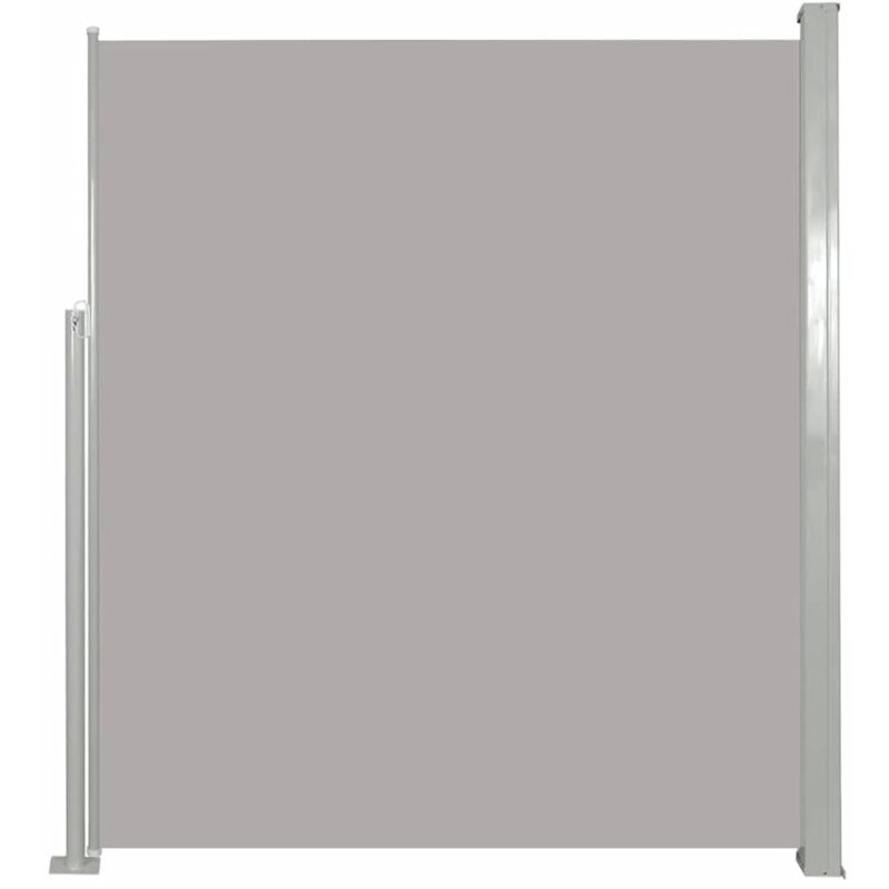 

vidaXL Toldo lateral retráctil 160x500 cm gris - Gris