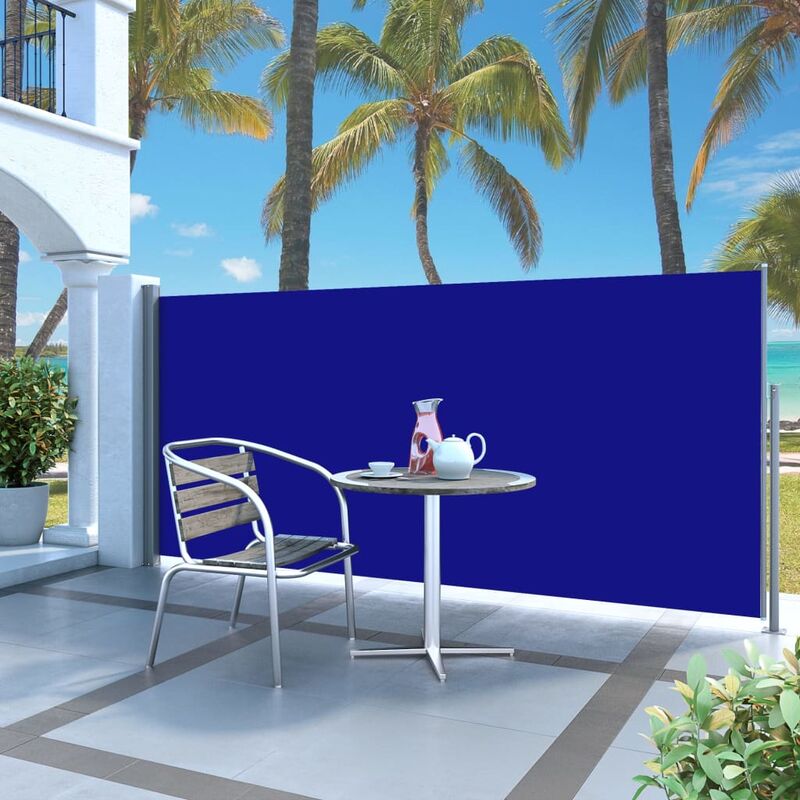 

Toldo lateral retractil 120x300 cm azul