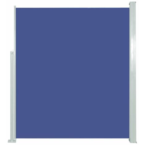 Toldo lateral retráctil 140x300 cm azul