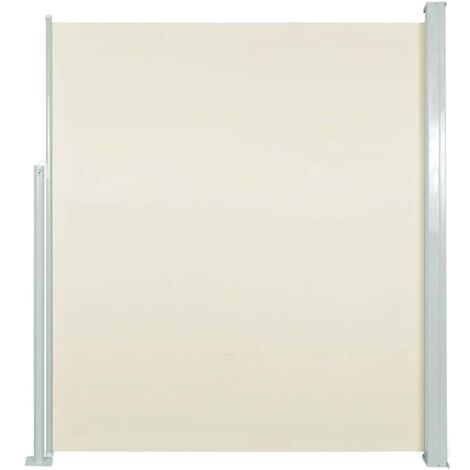 vidaXL Toldo lateral retráctil 160x500 cm crema - crema