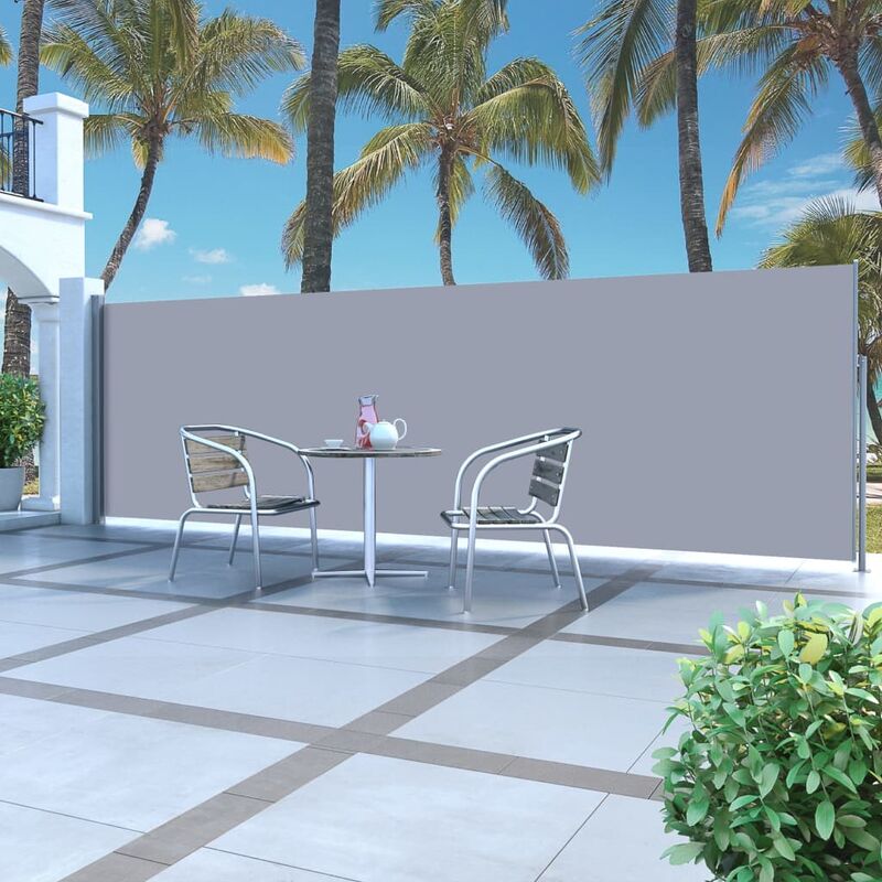 

Toldo lateral retractil 160x500 cm gris