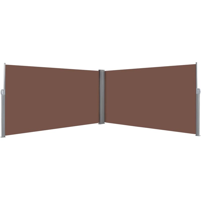

Toldo lateral retráctil 160x600 cm marrón