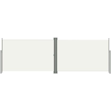 Toldo lateral retráctil 200 x 600 cm crema 020007173