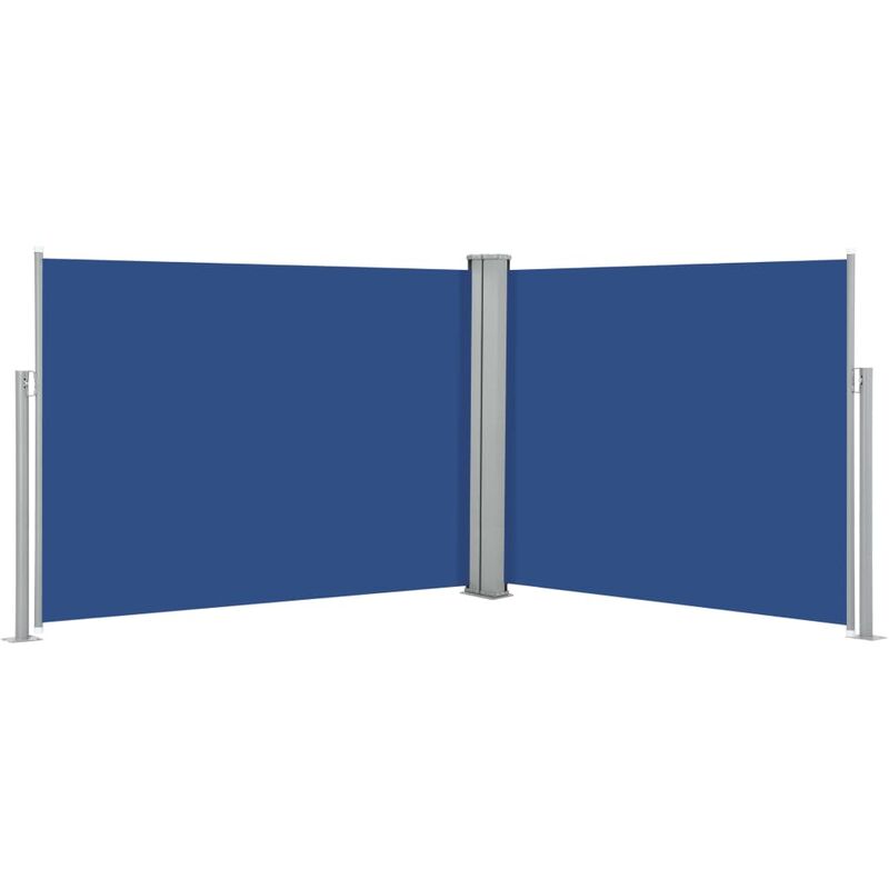 

Toldo lateral retráctil azul 170x1000 cm