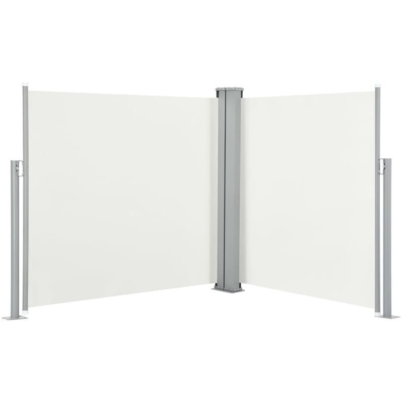 

Toldo lateral retráctil color crema 100x600 cm