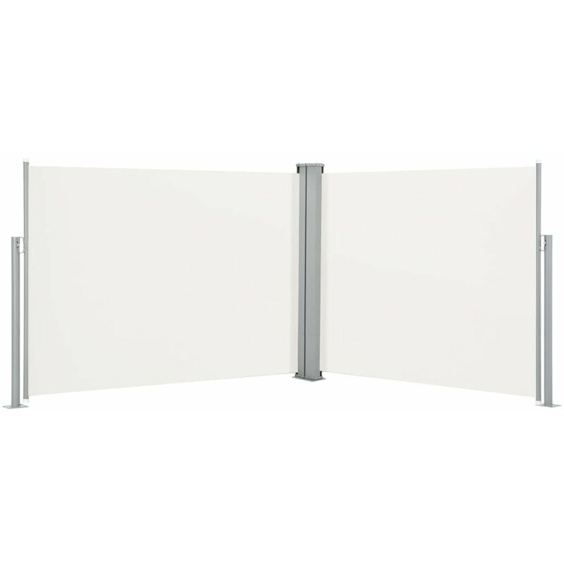 

Toldo lateral retractil color crema 140x1000 cm