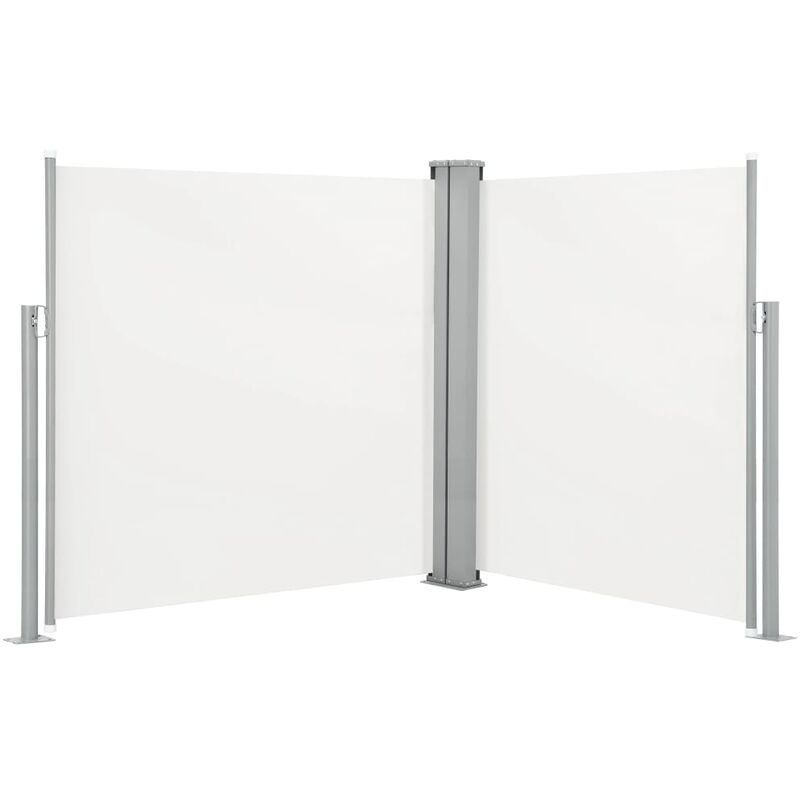 

Toldo lateral retráctil color crema 140x600 cm
