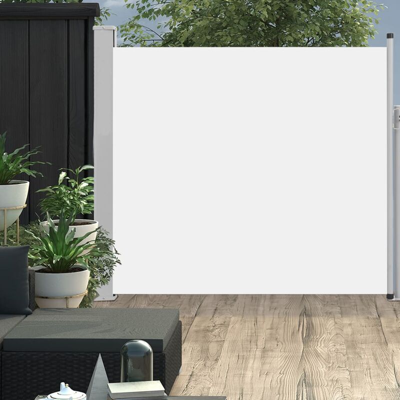 

Toldo lateral retractil de jardin color crema 170x300 cm