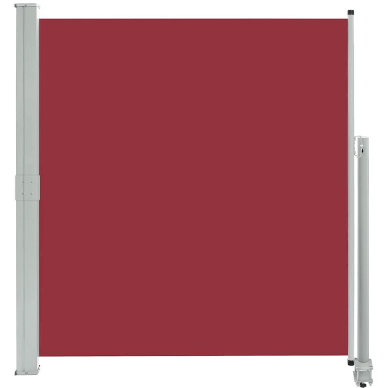 

vidaXL Toldo Lateral Retráctil de Jardín Rojo 140x300 cm - Rojo