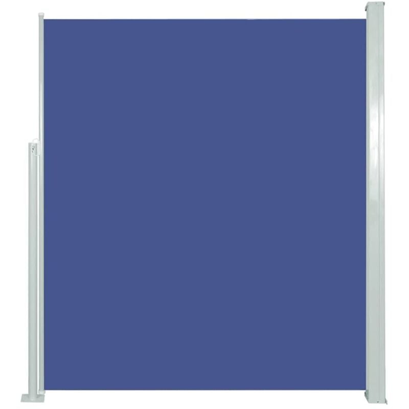 

Toldo lateral retráctil de jardín azul 100x500 cm - Azul - Vidaxl