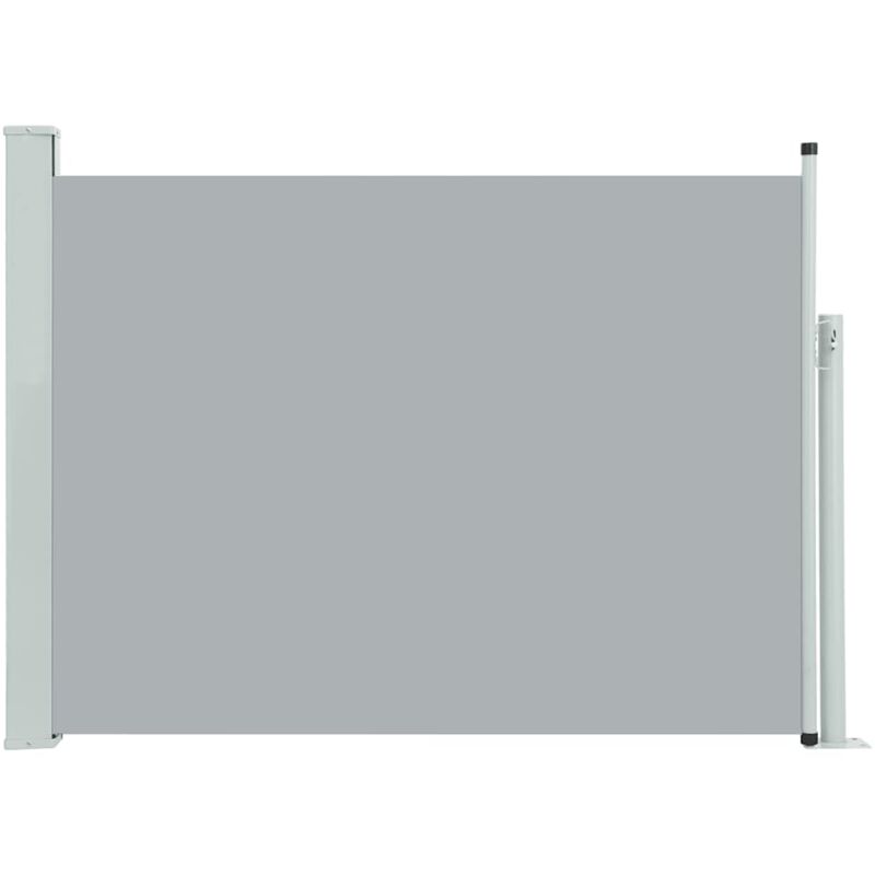 

Toldo lateral retráctil de jardín gris 120x500 cm - Gris - Vidaxl