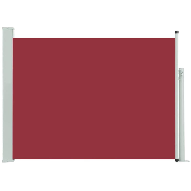 

Toldo lateral retráctil de jardín rojo 100x500 cm - Rojo - Vidaxl