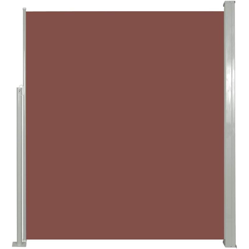 

Toldo lateral retráctil de jardín marrón 100x500 cm - Marrón - Vidaxl