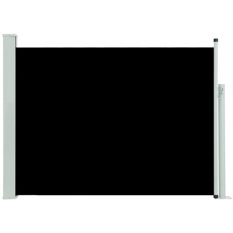 

Toldo lateral retráctil de jardín negro 120x500 cm - Negro - Vidaxl
