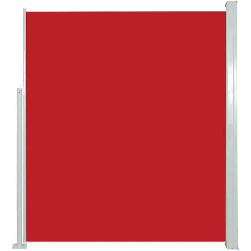 

Toldo lateral retráctil de jardín rojo 120x500 cm - Rojo - Vidaxl