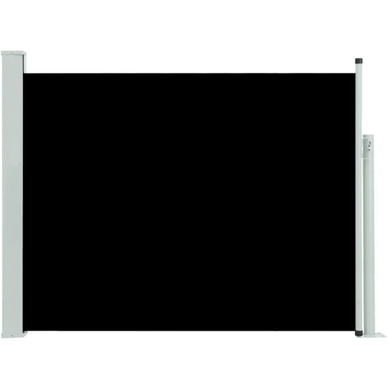 

Toldo lateral retráctil de jardín negro 140x500 cm - Negro - Vidaxl